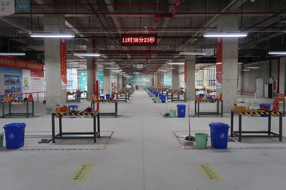 决赛管工比赛现场